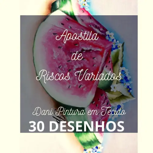 Apostila de Riscos Variados para Pintura 30 Desenhos