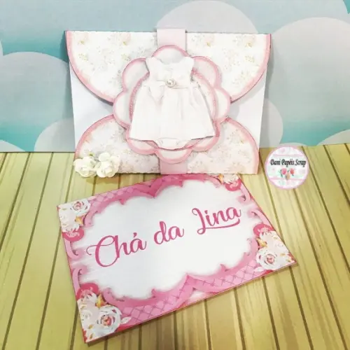 Arquivo de Corte Chá Bebe Menina pdf
