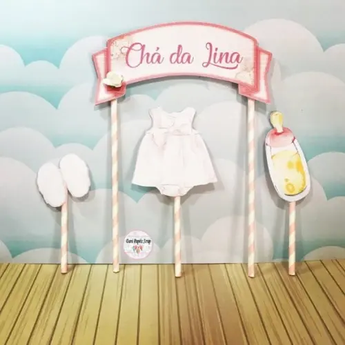 Arquivo de Corte Chá Bebe Menina pdf