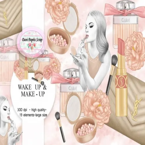 KIT CLIPARTS DIGITAIS SCRAP MY MAKEUP