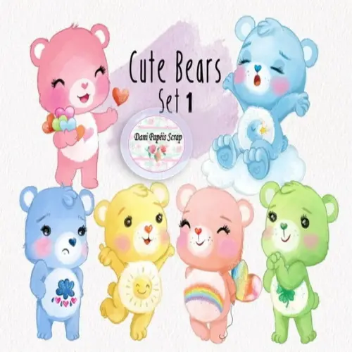 Kit de Cliparts Ursinhos