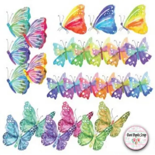 Kit Digital Butterflies2 Cliparts