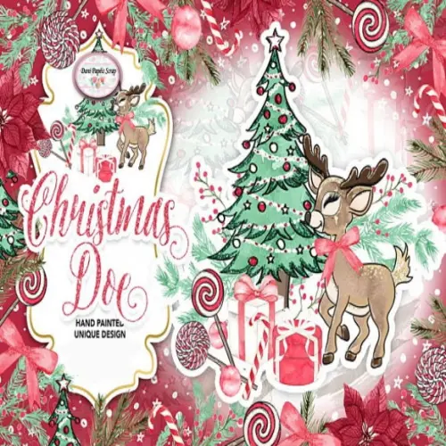 Kit Digital Christmas Doe clip arts