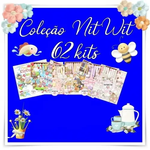 Kit Digital Coleção Nitwit 62 Kits