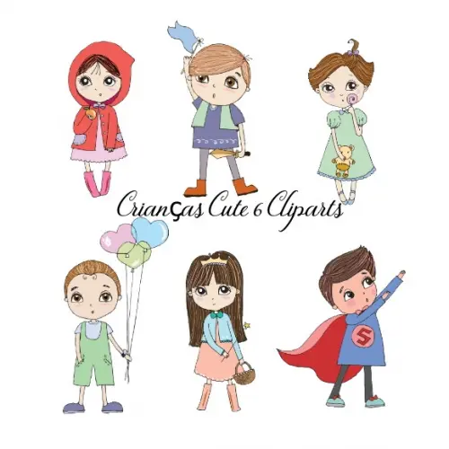 Kit Digital Crianças Cute