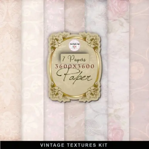 Kit Digital Papel Rosa Pastel
