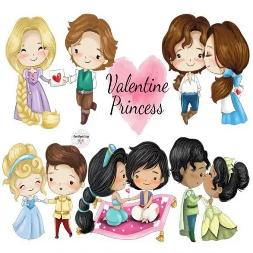 Kit Digital Valentine Princess