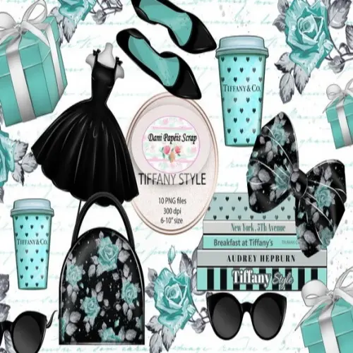 KIT PAPÉIS E CLIPARTS DIGITAIS SCRAP TIFFANY BUNNY