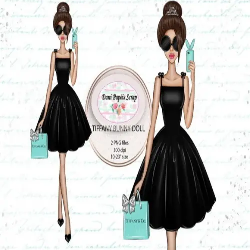 KIT PAPÉIS E CLIPARTS DIGITAIS SCRAP TIFFANY BUNNY