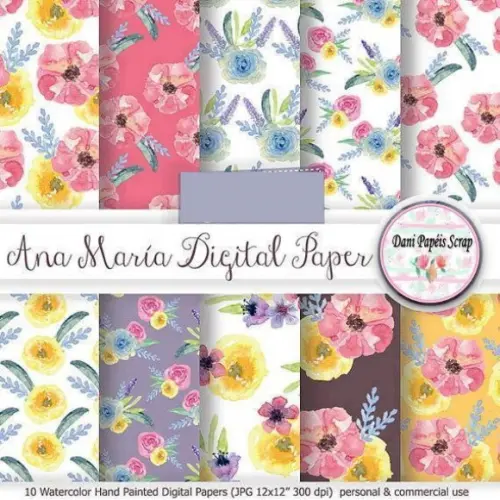 Kit Papel Digital Ana María Digital Papel