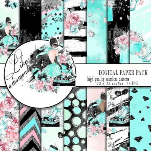 Kit Papel Digital Like A Diamonds
