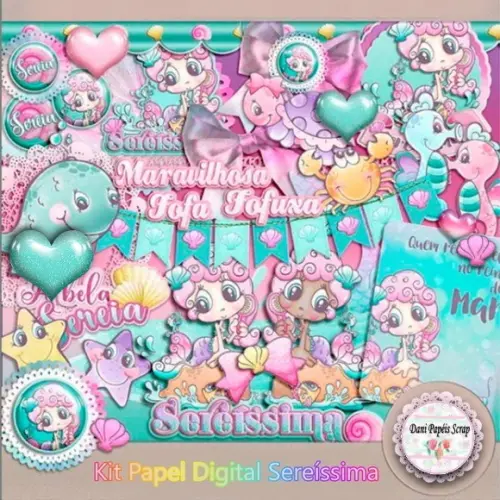 Kit Papel Digital Sereíssima