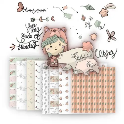 Kit Papel Digital Stars