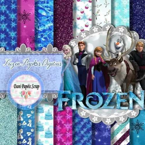 Papel Digital Frozen 1