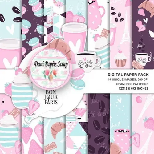 Papel Digital Bom Dia Paris