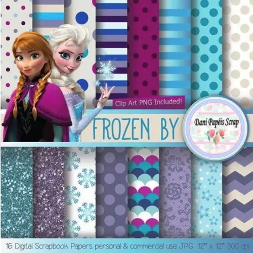 Papel Digital Frozen 2