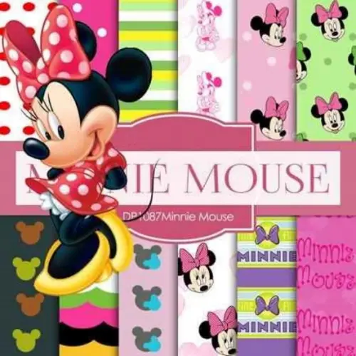 Papel Digital Minnie Mouse