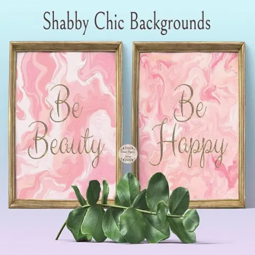 Papel Digital Rosa Shabby Chic Backgrounds 30 papéis scrap