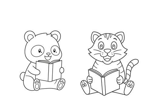 Livro de colorir Vamos Colorir PDF e PNG