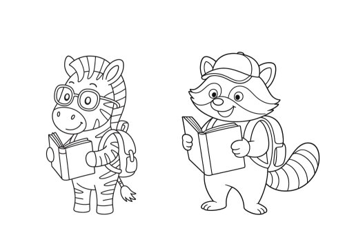 Livro de colorir Vamos Colorir PDF e PNG