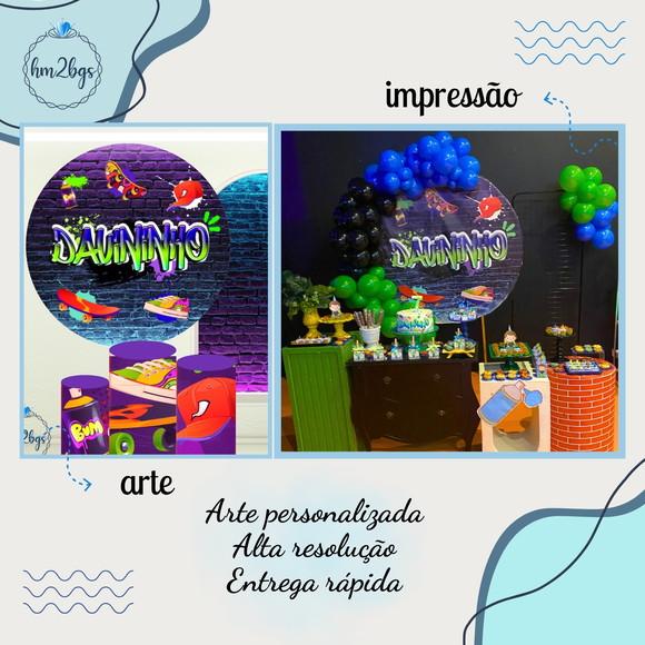 Arte Digital para Painel - Tema: Grafite