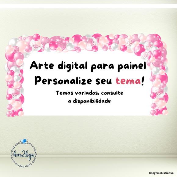 Arte Digital Painel Retangular Personalizado - Temas Diverso
