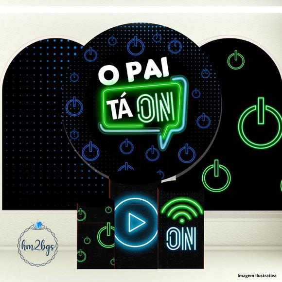 Kit Cilindros e Painel - Arte Digital Pai Ta On
