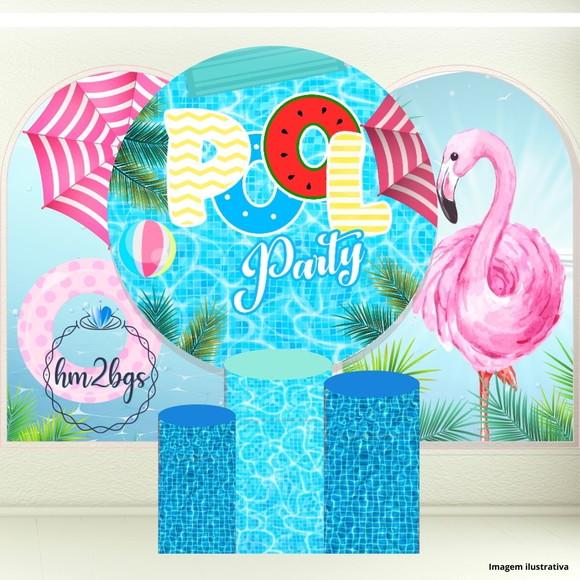 Kit Festa Arte Digital -piscina Pool Party