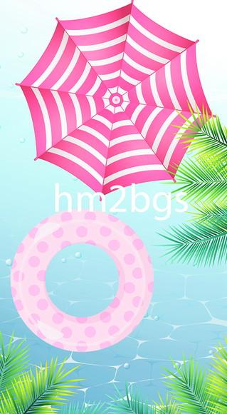 Arte Digital para Painel - Tema: Praia