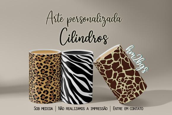 Arte Digital Para Capa De Cilindros - Animal Print