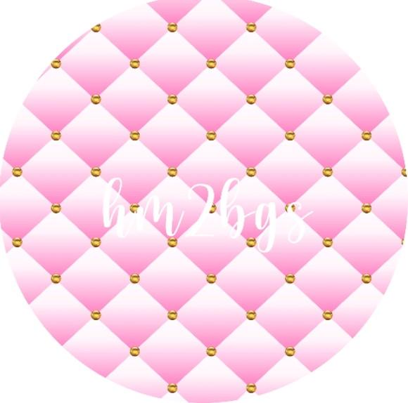 Arte Digital Para Painel - Almofada Rosa Princesa
