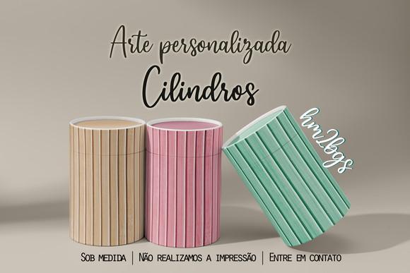 Arte Para Capa De Cilindros - Tema: Madeira Ripada