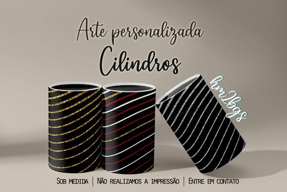 Arte Digital Para Capa De Cilindros - Listras