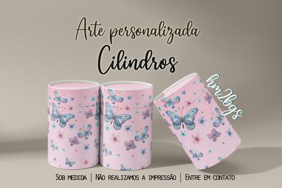 Arte Digital Para Capa De Cilindros - Borboletas