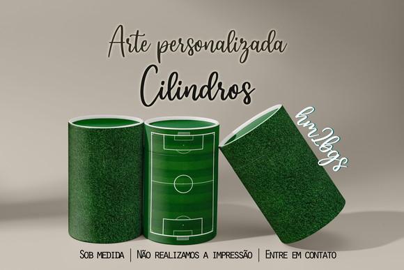 Arte Digital Para Capa De Cilindros - Campo De Futebol