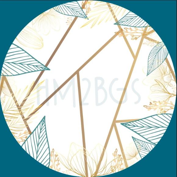 Arte Digital Para Painel - Folha E Dourado