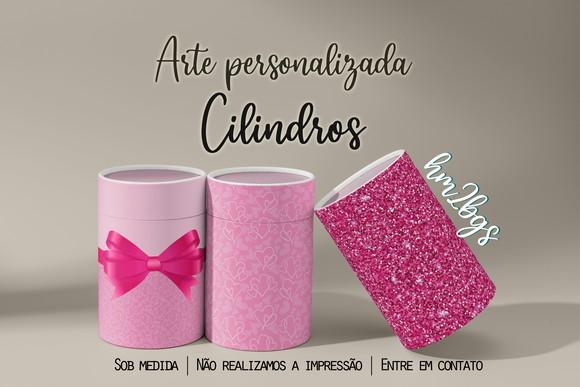 Arte Digital Para Capa De Cilindros - Boneca Rosa