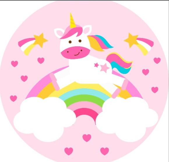 Arte Digital Para Painel - Unicornio