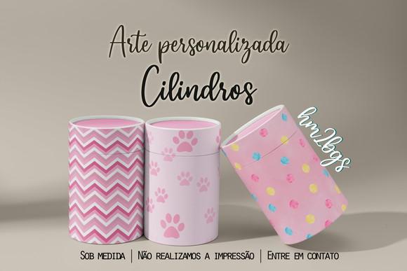 Arte Digital Para Capa De Cilindros - Patas Rosa