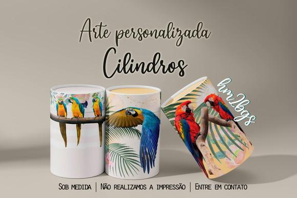 Arte Digital Para Capa De Cilindros - Araras