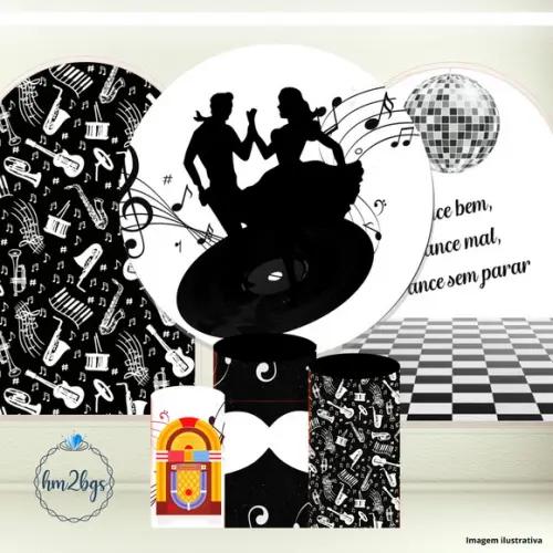 Kit Festa Arte Digital -flashback (cilindro e Painel)