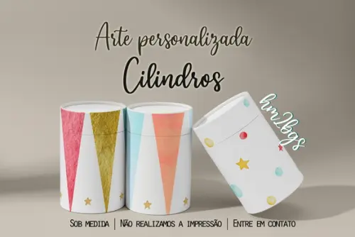 Arte Digital Para Capa De Cilindros - Circo