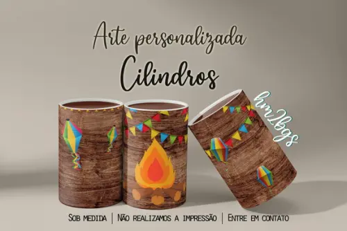 Arte Digital Para Capa De Cilindros - Festa Junina