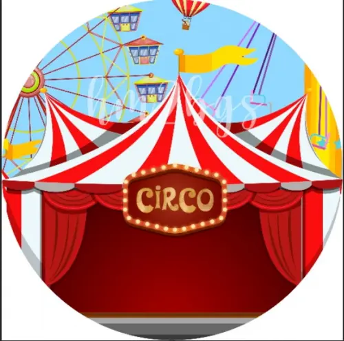 Arte Digital Para Painel - Circo