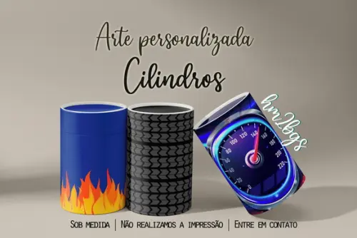Arte Digital Para Capa De Cilindros - Carros