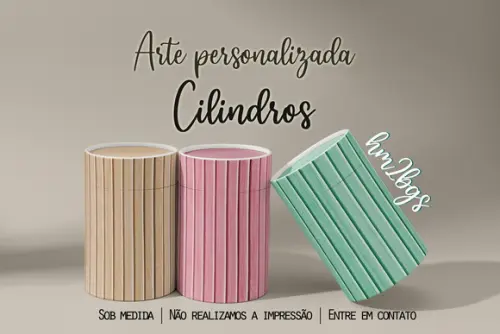 Arte Para Capa De Cilindros - Tema: Madeira Ripada