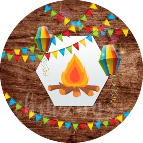 Arte Digital Para Painel - Tema: Festa Junina