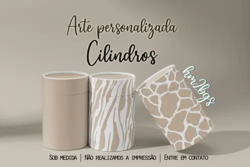 Arte Digital Para Capa De Cilindros - Animal Print