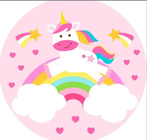Arte Digital Para Painel - Unicornio