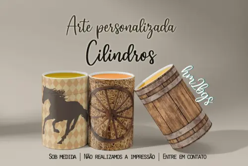 Arte Digital Para Capa De Cilindros - Couboy